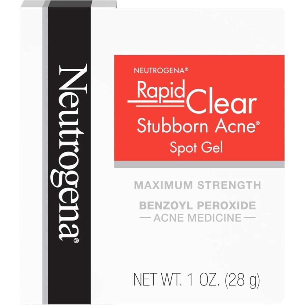 Neutrogena Rapid Clear Stubborn Acne Spot Gel Max Strength 1oz Benzoyl Peroxide